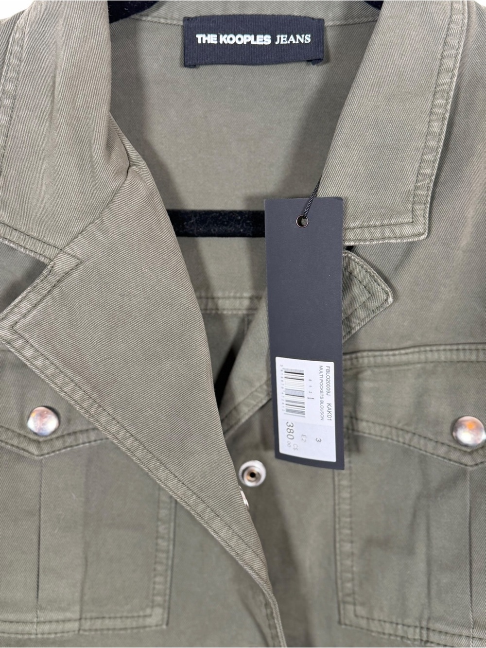 The Kooples Olive Green Utility Belted Jacket - Women - Picture 6 of 6